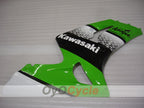 Kit de carénages injectés pour NINJA ZX-6R 03-04 - Vert, Noir - Nakano #OYO87906044