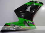 Kit de carénages injectés pour NINJA ZX-6R 03-04 - Vert, Noir - Nakano #OYO87906046