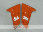 Kit de carénages injectés pour NINJA ZX-6R 05-06 - Orange, Noir - Monster #OYO87906048