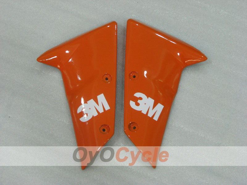 Kit de carénages injectés pour NINJA ZX-6R 05-06 - Orange, Noir - Monster #OYO87906048