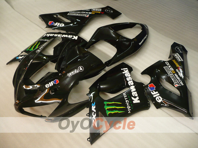 Kit de carénages injectés pour NINJA ZX-6R 05-06 - Noir - Monster #OYO87906049 Image secondaire du produit