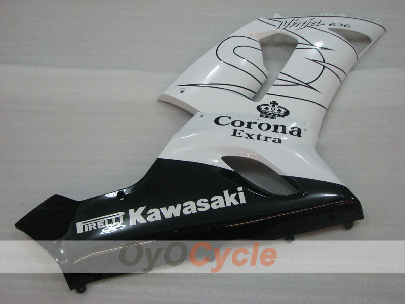 Carénage latéral gauche et droit pour Kawasaki Ninja ZX-6R 05-06 #OYO87913137
