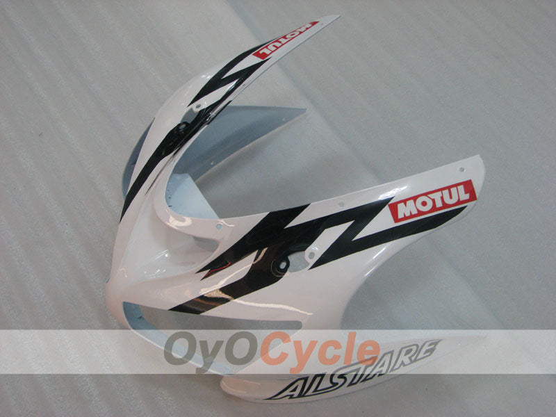 Kit de carénages injectés pour NINJA ZX-6R 05-06 - Blanc, Noir - Corona #OYO87906051