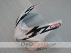 Kit de carénages injectés pour NINJA ZX-6R 05-06 - Blanc, Noir - Corona #OYO87906051
