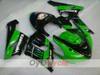 Kit de carénages injectés pour NINJA ZX-6R 05-06 - Vert, Noir - Monster #OYO87906052