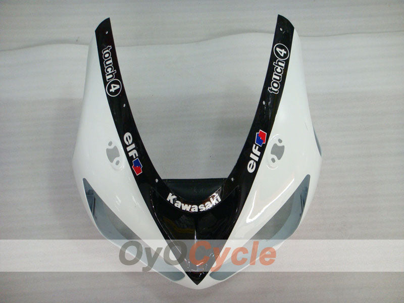 Kit de carénages injectés pour NINJA ZX-6R 05-06 - Blanc, Noir - Monster #OYO87906053