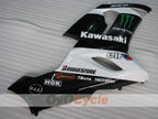 Kit de carénages injectés pour NINJA ZX-6R 05-06 - Blanc, Noir - Monster #OYO87906054