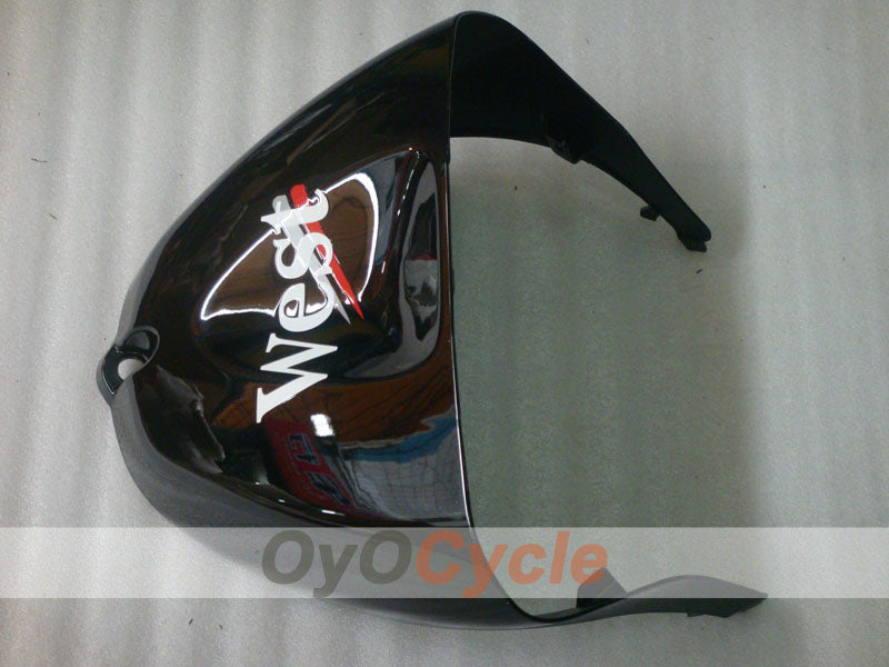Kit de carénage à injection pour NINJA ZX-6R 05-06 - Blanc, Noir - West #OYO87906055