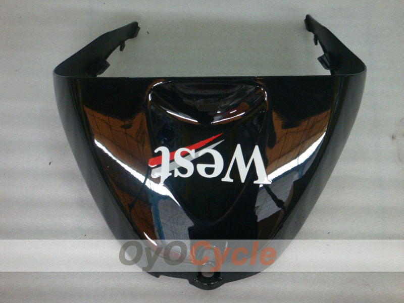 Kit de carénage à injection pour NINJA ZX-6R 05-06 - Blanc, Noir - West #OYO87906055