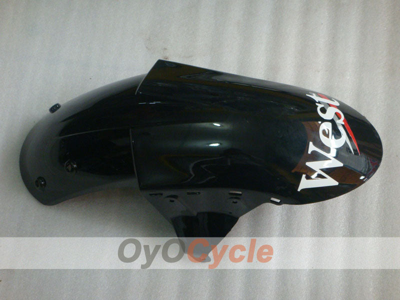 Kit de carénage à injection pour NINJA ZX-6R 05-06 - Blanc, Noir - West #OYO87906055