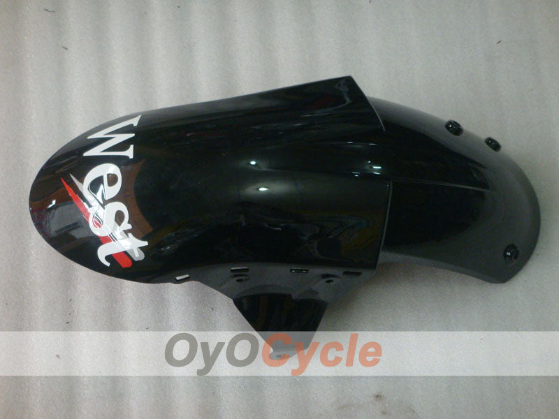 Kit de carénage à injection pour NINJA ZX-6R 05-06 - Blanc, Noir - West #OYO87906055