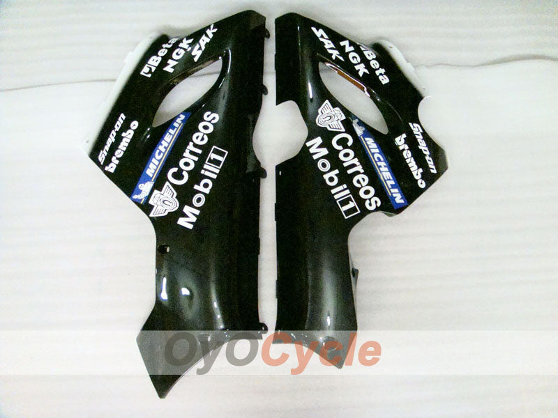 Kit de carénage à injection pour NINJA ZX-6R 05-06 - Blanc, Noir - West #OYO87906056
