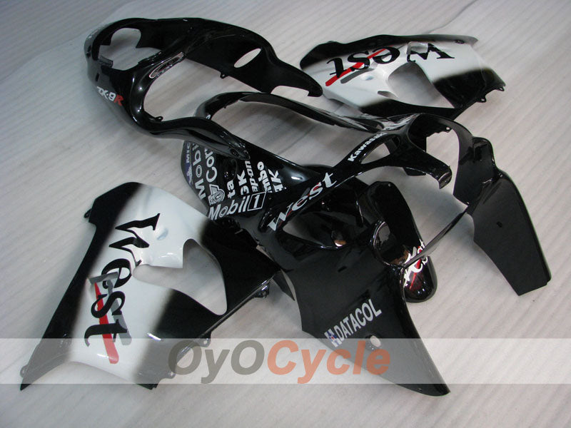 Kit de carénage pour NINJA ZX-9R 00-01 - Blanc, Noir - West #OYO87906064 Image principale du produit