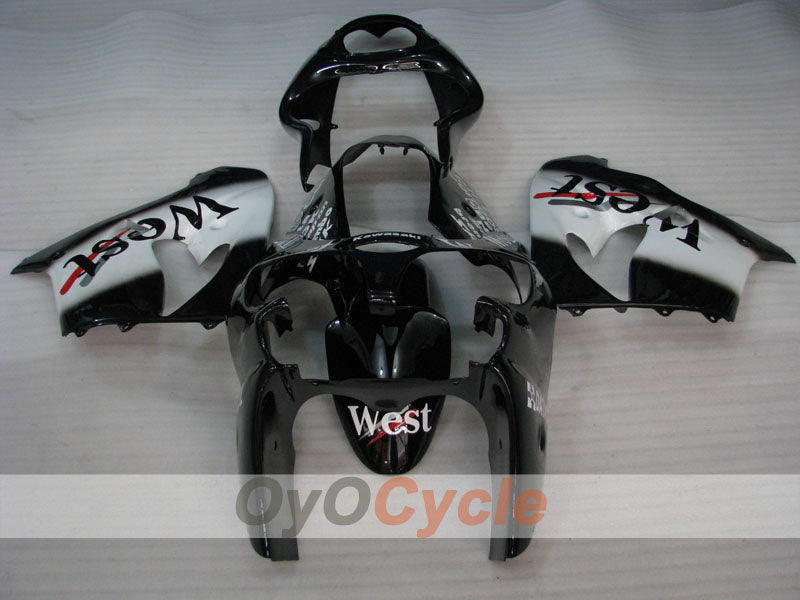 Kit de carénage pour NINJA ZX-9R 00-01 - Blanc, Noir - West #OYO87906064 Image secondaire du produit