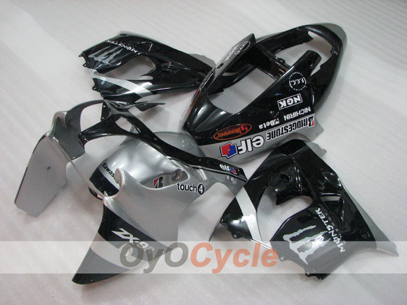 Kit de carénage pour NINJA ZX-9R 02-03 - Noir, argent - Monster #OYO87906068