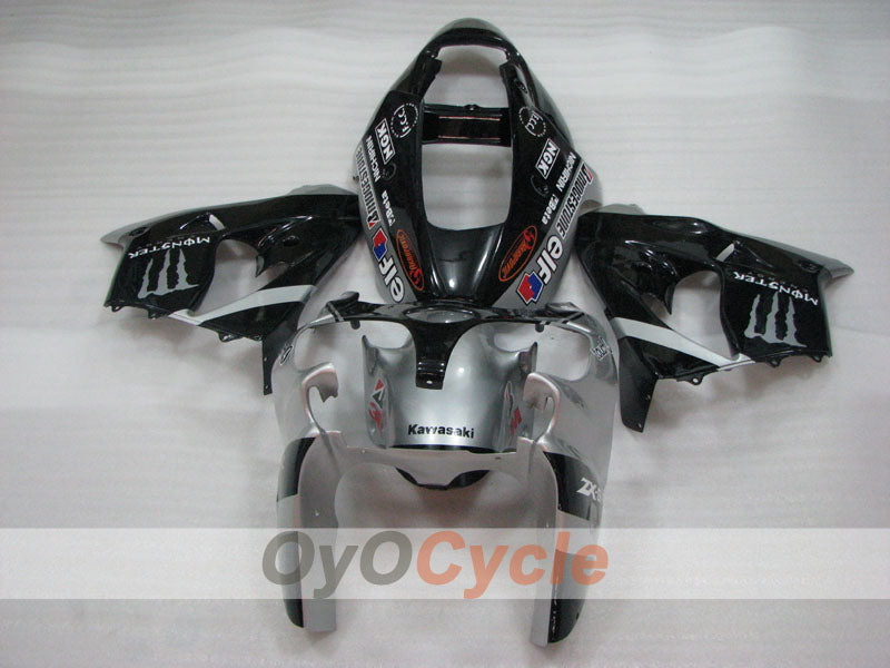 Kit de carénage pour NINJA ZX-9R 02-03 - Noir, argent - Monster #OYO87906068 Image secondaire du produit