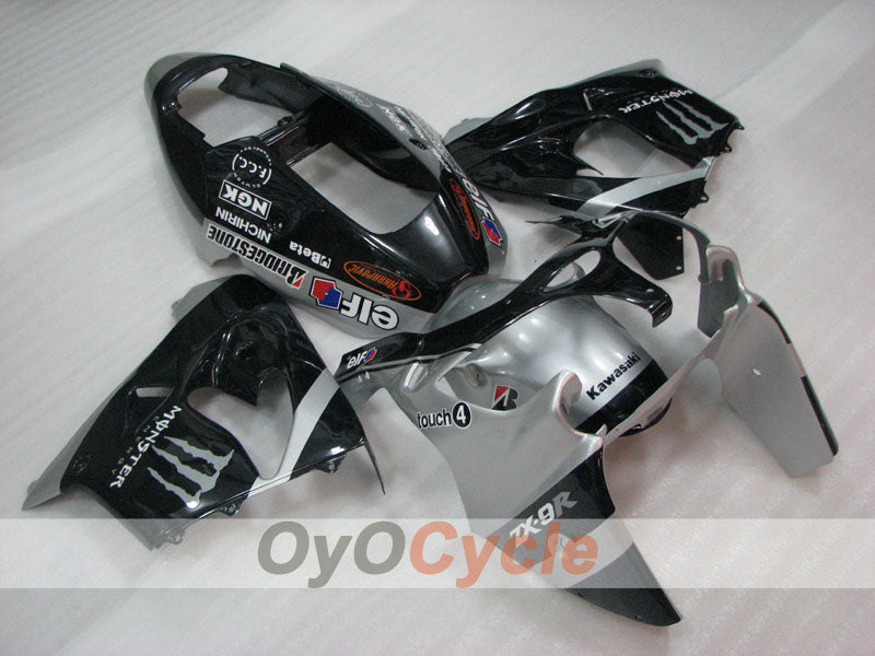 Kit de carénage pour NINJA ZX-9R 02-03 - Noir, argent - Monster #OYO87906068