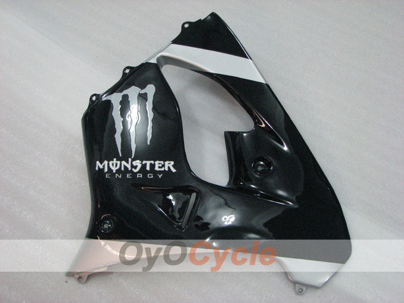 Kit de carénage pour NINJA ZX-9R 02-03 - Noir, argent - Monster #OYO87906068