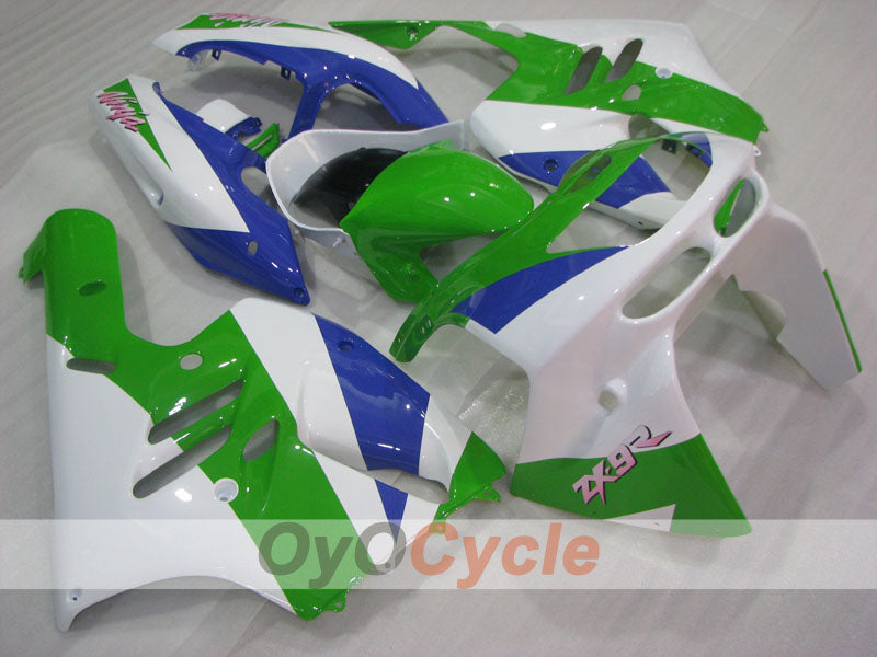 Kit de carénage pour NINJA ZX-9R 94-97 - Vert, bleu, blanc - Style d'origine #OYO87906074 Image secondaire du produit