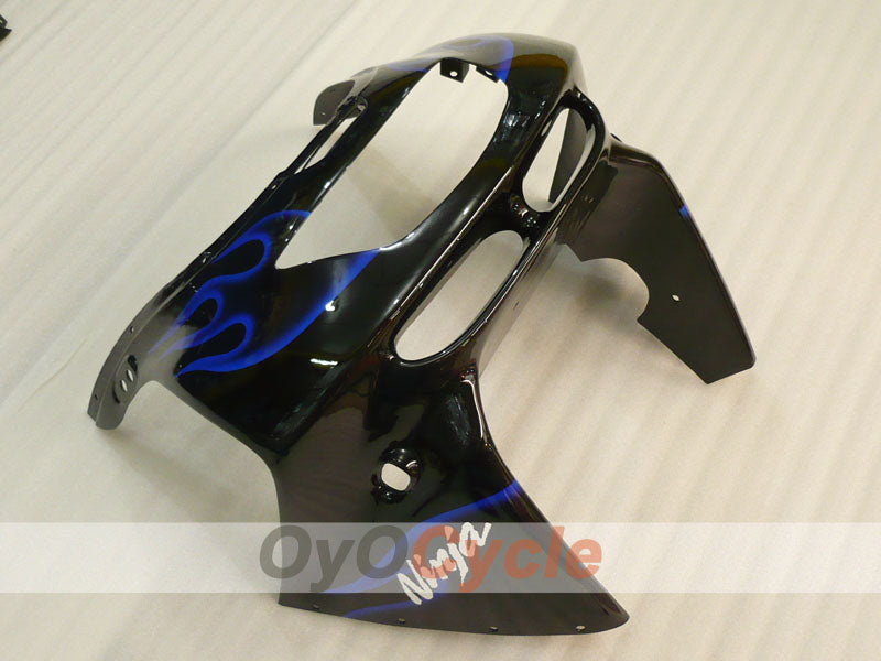 Kit de carénage pour NINJA ZX-9R 94-97 - Bleu, noir - Flamme #OYO87906075