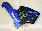 Kit de carénage pour NINJA ZX-9R 94-97 - Bleu, noir - Flamme #OYO87906075