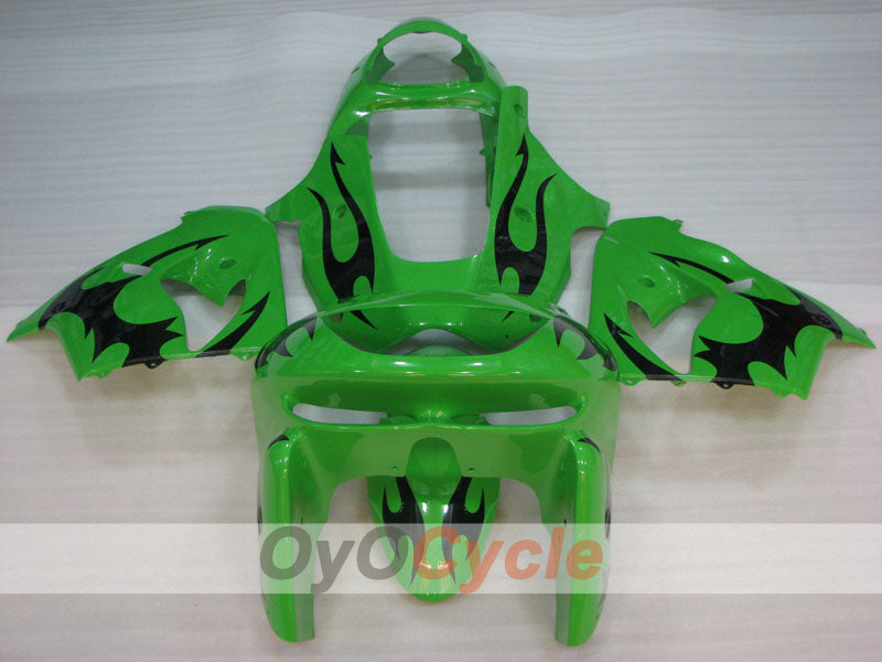 Kit de carénage pour NINJA ZX-9R 98-99 - Vert, noir - Style d'origine #OYO87906077