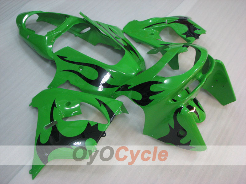 Kit de carénage pour NINJA ZX-9R 98-99 - Vert, noir - Style d'origine #OYO87906077