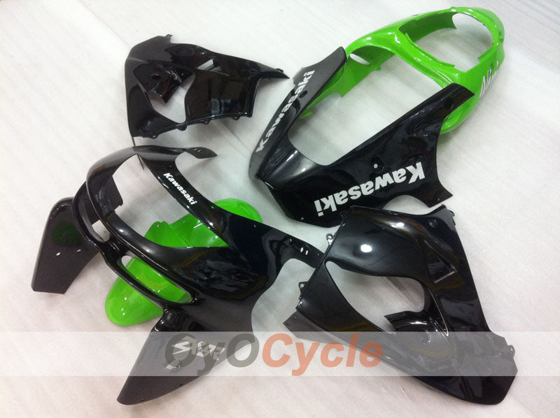 Kit de carénage pour NINJA ZX-9R 98-99 - Vert, noir - Style d'origine #OYO87906078 Image principale du produit