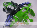 Kit de carénage pour NINJA ZX-9R 98-99 - Vert, Violet, Noir - Style d'origine #OYO87906082