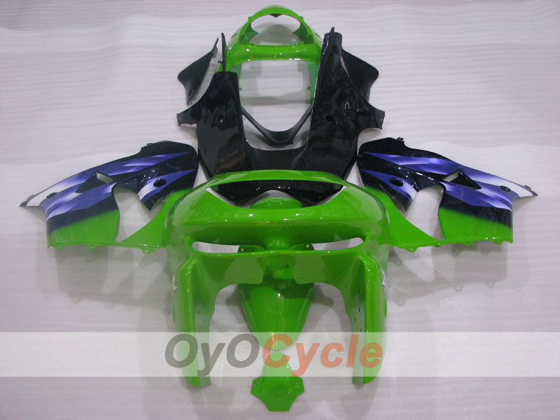 Kit de carénage pour NINJA ZX-9R 98-99 - Vert, Violet, Noir - Style d'origine #OYO87906082 Image secondaire du produit