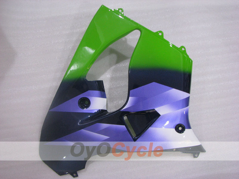 Kit de carénage pour NINJA ZX-9R 98-99 - Vert, Violet, Noir - Style d'origine #OYO87906082