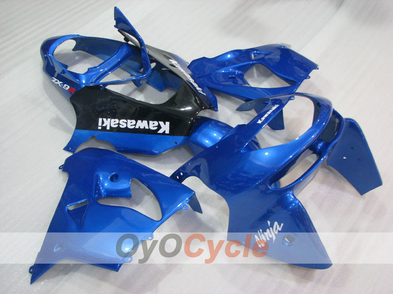 Kit de carénage pour NINJA ZX-9R 98-99 - Bleu, Noir - Style d'origine #OYO87906083