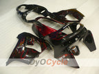 Kit de carénage pour NINJA ZX-9R 98-99 - Rouge, Noir - Flamme #OYO87906084