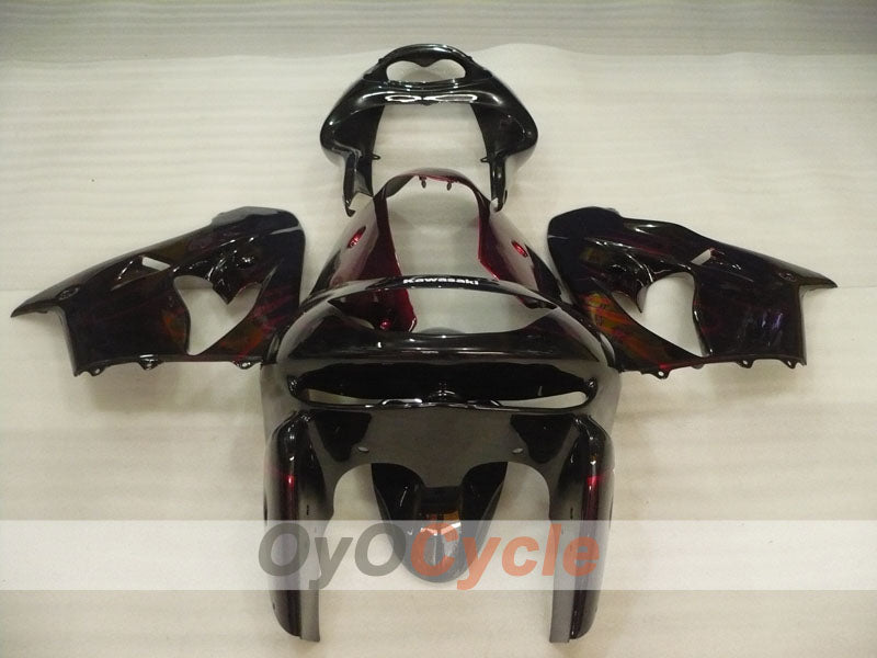 Kit de carénage pour NINJA ZX-9R 98-99 - Rouge, Noir - Flamme #OYO87906084 Image secondaire du produit