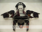 Kit de carénage pour NINJA ZX-9R 98-99 - Rouge, Noir - Flamme #OYO87906084