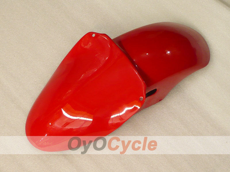 Kit de carénage pour NINJA ZX-9R 98-99 - Rouge, Noir - Flamme #OYO87906085