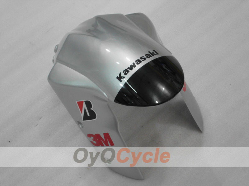 Kit de carénage à injection pour NINJA ZX-10R 04-05 - Noir, Argent - Monster #OYO87906086