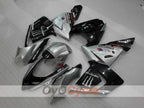 Kit de carénage à injection pour NINJA ZX-10R 04-05 - Noir, Argent - Monster #OYO87906086