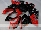 Kit de carénage à injection pour NINJA ZX-10R 04-05 - Rouge, Noir - Monster #OYO87906088