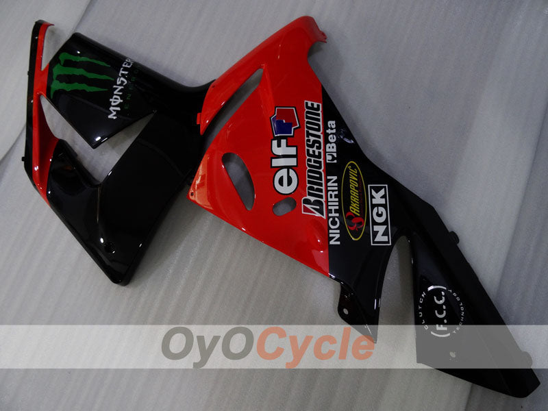 Kit de carénage à injection pour NINJA ZX-10R 04-05 - Rouge, Noir - Monster #OYO87906088