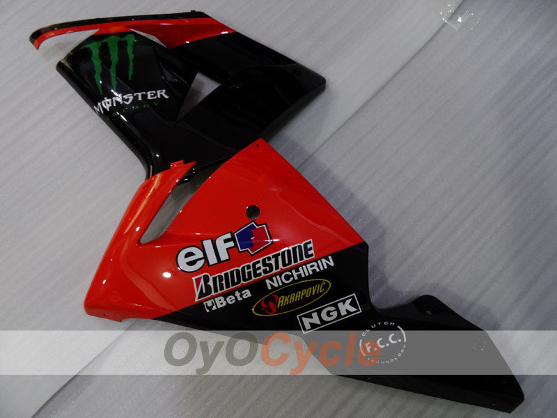 Kit de carénage à injection pour NINJA ZX-10R 04-05 - Rouge, Noir - Monster #OYO87906088