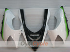Kit de carénage à injection pour NINJA ZX-10R 04-05 - Vert, Blanc, Noir - Monster #OYO87906089