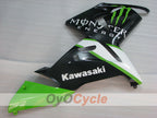 Kit de carénage à injection pour NINJA ZX-10R 04-05 - Vert, Blanc, Noir - Monster #OYO87906089