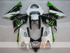 Kit de carénage à injection pour NINJA ZX-10R 04-05 - Vert, Blanc, Noir - Monster #OYO87906089