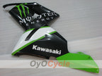 Kit de carénage à injection pour NINJA ZX-10R 04-05 - Vert, Blanc, Noir - Monster #OYO87906089