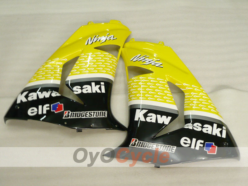 Kit de carénage à injection pour NINJA ZX-10R 06-07 - Jaune - Nakano #OYO87906091