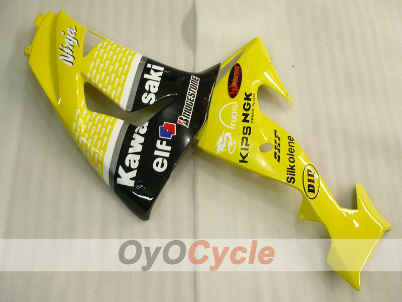 Kit de carénage à injection pour NINJA ZX-10R 06-07 - Jaune - Nakano #OYO87906091