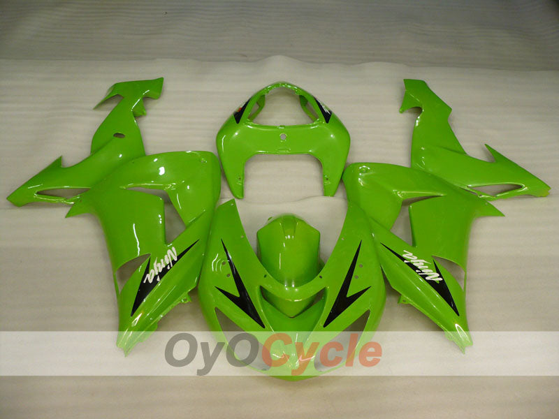 Kit de carénages injectés pour NINJA ZX-10R 06-07 - Vert - Style d'origine #OYO87906092 Image secondaire du produit