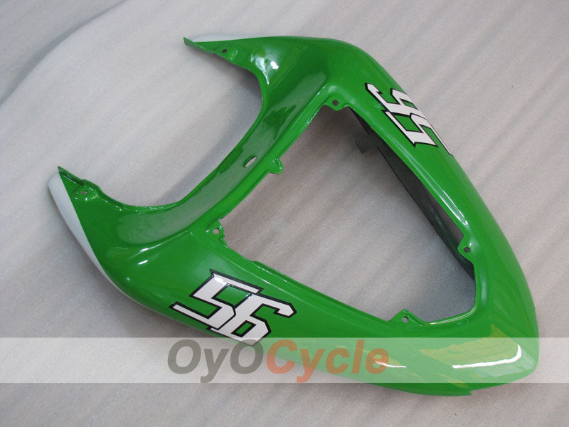 Kit de carénages injectés pour NINJA ZX-10R 06-07 - Vert, Noir - Nakano #OYO87906093