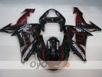 Kit de carénages injectés pour NINJA ZX-10R 06-07 - Rouge vin, Noir - Corona #OYO87906094